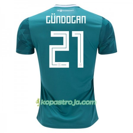 Billiga Fotbollströjor Tyskland Gundogan 21 VM 2018 Borta tröja